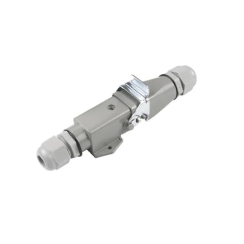Conector Rectangular HDC HA de 5 pines y 10A, clavija industrial macho hembra 5