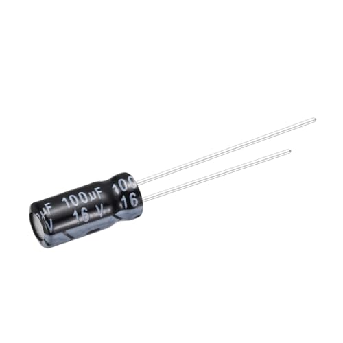 QUARKZMAN 100uF 16 V 5 x 11 mm kondensator elektrolityczny, przyłącza radiowe, kondensatory aluminiowe do telewizora, monitora LCD, VCD, 50 sztuk