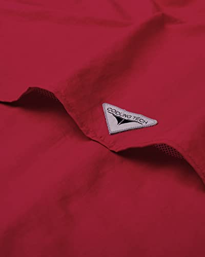 Image of Alimens & Gentle Short Sleeve Fishing Shirt Wicking Fabric Sun Protection Casual Button Down Shirts