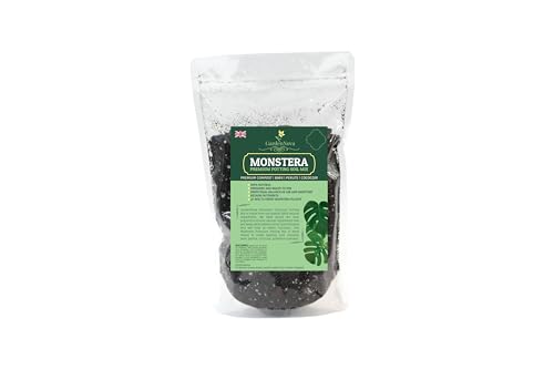 GardenNova Premium Monstera Potting Soil - Quick Drain Potting Soil for Growing and Repotting Monstera Deliciosa/Swiss Cheese Plant - 5 Liters Bag