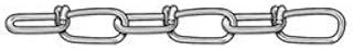 Chain, Dbl, Zinc, Sz 4/0, 365 Lb Load, 100 Ft