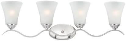 Maxim Lighting 12084FTSN Vital-4 Light Bath Vanity-31.5 Inches Wide by 9.5 inches high, Finish Color: Satin Nickel