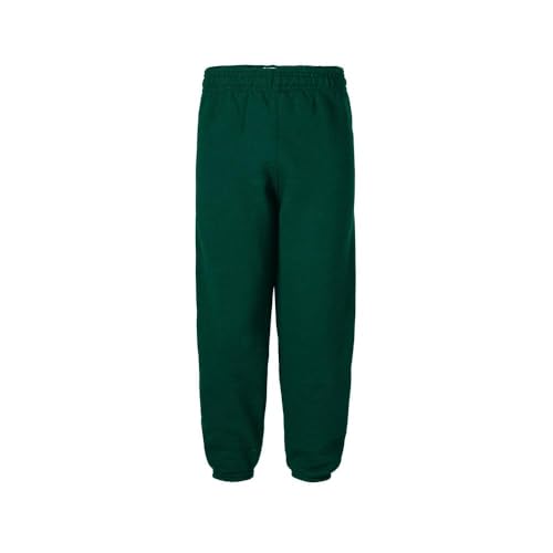 Soffe Boys 2-7 Heavyweight Sweat Pant, Dark Green, Small