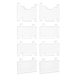 Couch-Wandstopper – 9,02 Zoll klarer Acryl-Möbel-Wandabstandshalter | 2 Stück transparenter Schutz, verhindert Kratzer für Liegestühle, Tische, Kommoden, Fliesenböden, Mieter, Hausbesitzer, Wohnungen