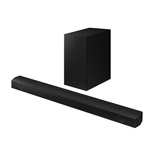 Samsung B530 Soundbar Speaker (2022) – 2.1ch Surround Sound Audio With 5 Speakers Virtual DTS:X, Wireless Subwoofer And Adaptive Sound Lite