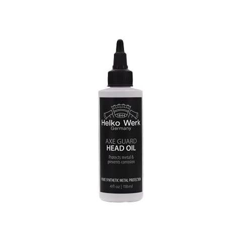 1844 Helko Werk Germany Axe Guard Protective Head Oil - 4 Oz. - Biodegradable & Eco Friendly Honing, Sharpening and Protective Axe Oil - Protect Axe Head from Rust (AxeGuard Head Oil 4oz) Cover