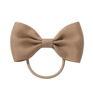 LATEAU Ribbon Bows 2.75 Inch Small Ribbon Bows With Elastic Hair Bands For Girls Bowknot Ropes Ties(25)
