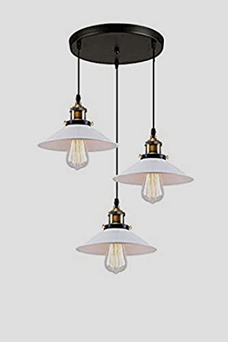 Mylights Retro Rustik Üçlü Metal Sarkıt Rustik Avize