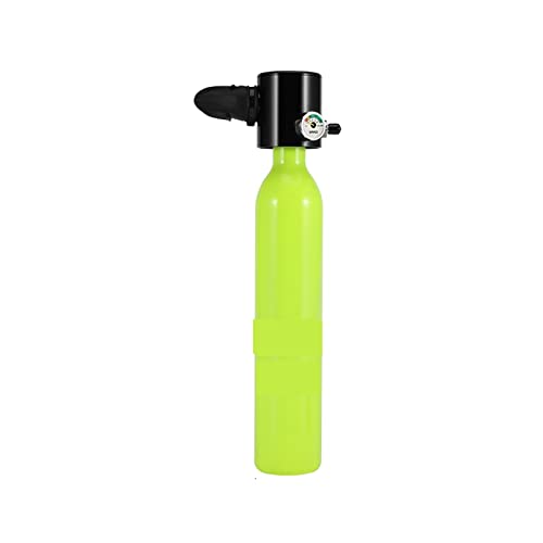 Equipo de Buceo Equipo De Buceo De 0,5 L, Equipo De Buceo, Cilindro De Oxígeno, Kit De Buceo, Conjunto De Esnórquel, Tanque De Aire Subacuático, Bomba De Mano(Groen)