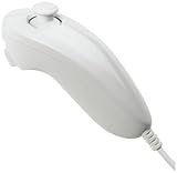 Desconocido Nunchuk Remoto Adjunto Controller para Nintendo Wii (White Edition) - Generic