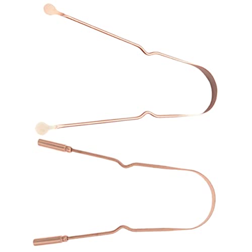 Beaupretty 2 Pçs Raspador De Respiração Refrescante Raspador De Cuidados Orais Ferramenta Raspador D