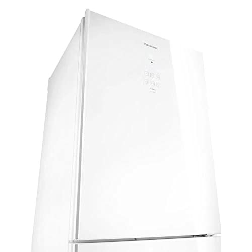 Geladeira Frost Free Panasonic White Glass 425L NR-BB53GV3WA