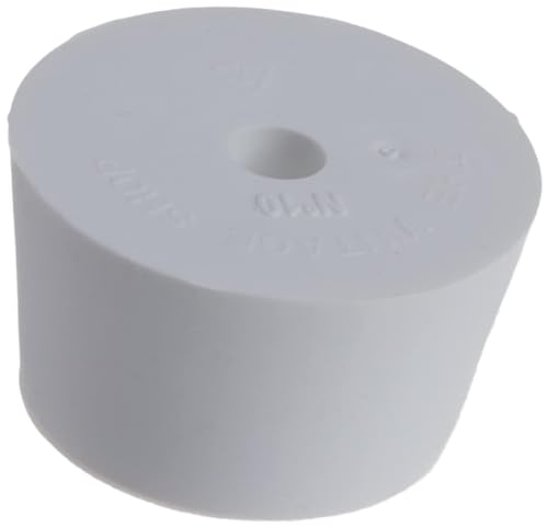 Home Brew Ohio Drilled Rubber Stopper No.10 Set of 3,Tan,BJ-ZI28-82R0