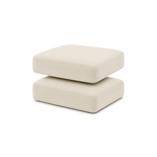Image of Namdev Art's Velvet Sofa Cushion 21x22x5 Inch | High Density 32 Foam Seat Cushion | Soft & Comfortable Sofa Gaddi with Zip Cover | Multipurpose Cushion for Sofa Chair (Camel)
