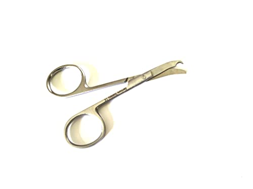 Image of Spencer Stitch Suture Scissors 3.5 inch Small Hook Shaped Tip German Stainless