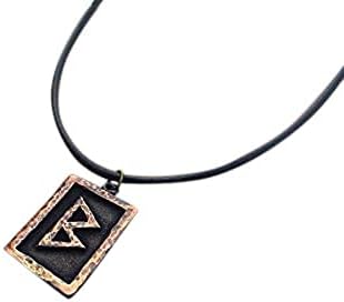 All 24 Viking Futhark Rune Pendants with Adjustable String Fehu Othala Dagaz Anzus Kenaz Ehwaz Berkano Isa Hagalaz Mannaz Wunjo Gebo Perthro Laguz Ingwaz Tiwaz Eihwaz Sowilo Charm