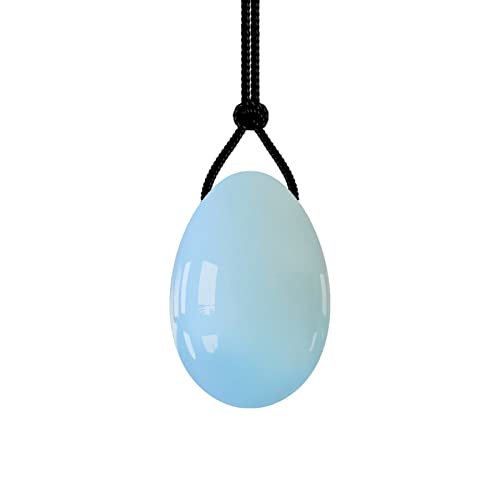 MYMEO 40X25mm Drilled Kegel Balls 16 Types Natural Jade Eggs Massage Ball Kegel Exercise Yoni Eggs,Opal Eggs