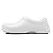lozoye Slip Resistant Work Shoes Nurse Clogs for Men Women Navy Blue White Black Kitchen Garden Chef Shoes (6 Women/5 Men, White, Numeric_6)