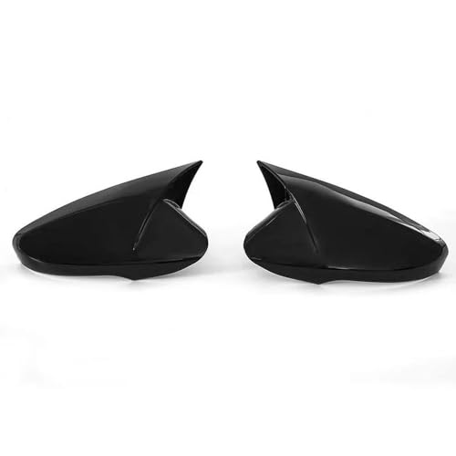 Couvercle de rétroviseur pour Hyundai Veloster 2012-2017 noir brillant style klaxon de bœuf