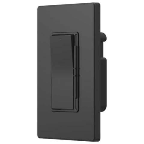 Okian Black Dimmer Switch Cover