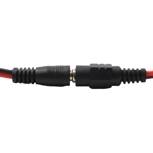 Cables de alimentación CC para cámaras de vigilancia de 12V y 5A con conector macho 18 AWG 4