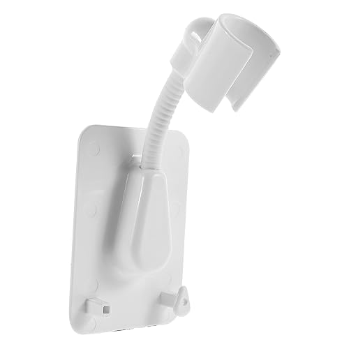 Gadpiparty Soporte Ajustable para Cabezal de Ducha de Mano Montaje Pared Instalación Color Blanco Accesorio Práctico para Baño