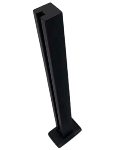 Poste de vidrio en acero inoxidable elegante para terrazas exclusivas 1