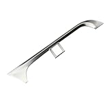 marco ajuste Pegatina Embellecedora De Cubierta Ventilación Salida A/C Para Aire Acondicionado Central Coche Para Nissan Para Kicks LHD cubierta decorativa(Plata)