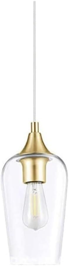 Lustre décoratif en verre transparent pour illuminer votre restaurant