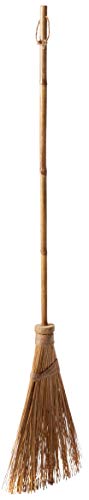 Master Garden Products Bamboo Coconut Stick Yard Broom, 56 x 17, Brown