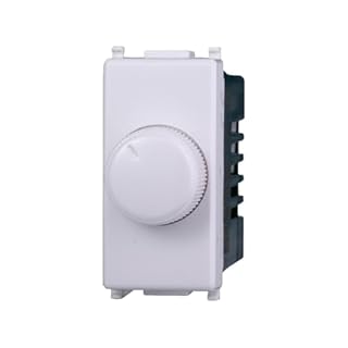 Elektronova Dimmer Regolatore Manopola 100W-1000W Bianco compatibile Vimar Plana 1301