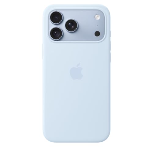 Apple iPhone 18 Pro Max Silikon Case mit MagSafe - Klarblau...