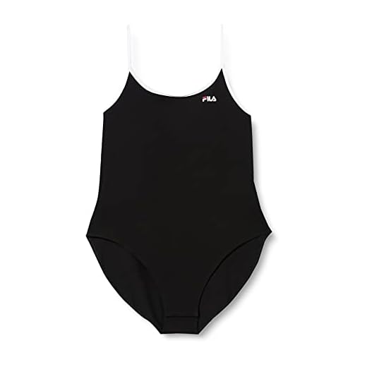 FILA dam sadie body, svart-ljust vit, M