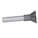60 Degree Dovetail Cutter with 6 Flutes and Universal Shank - Carbide Milling Cutter for Stainless Steel Carbon Steel and Cast Iron - Precision Industrial Machining Tool