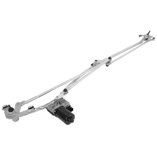 Image of ROADFAR Front Wiper Motor with Linkage Assy Replacement for 2002-2007 for Buick for Rendezvous,2001-2005 for Pontiac for Aztek 10303632, 10310227 Wiper Motor 5 Pins