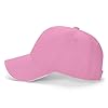 LPLSNWS Turnip Printed Black Baseball Cap, Golf Baseball Cap, Suitable for Hiking and Trekking, Pink, One Size #2