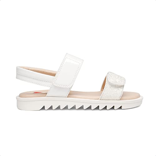 Image of DREAM PAIRS Girls Sandals Glitter Two Strapped Casual Open Toe Sandals Little Kid /Big Kid