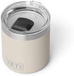 YETI Rambler 10 oz Ceramic Lined Lowball 2.0, Vacuum Insulated with MagSlider Lid, Cape Taupe — view 5