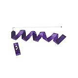 Sport-Thieme Gymnastikband mit Stab RSG | DTB- und Internationale Standard | Satinband, Fiberglas-Stab, Drehwirbel | 5 cm Bandbreite, 56 cm Stablänge