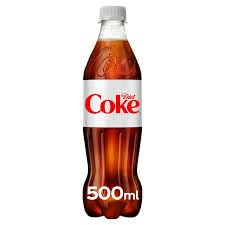 Diet Coke Sugarfree Soft Drink 500ml Bottles (12 Bottles)