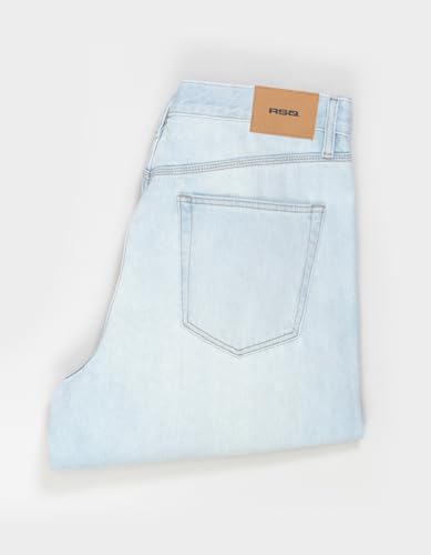 Rsq Mens Extra Baggy Jeans, Lt Stone, 32X323