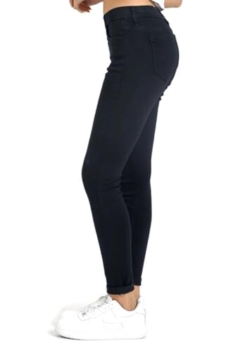 Cello Jeans Women's Mid Rise Skinny Easy Pull On Jeggings2