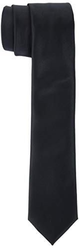 Cravate noir Daniel Hechter homme largeur slim 6 cm accessoire costume élégant