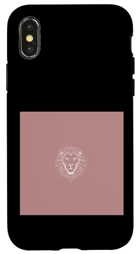 ���C�I���w�b�h �A�t���J���쐶�����T�t�@�� - ���[�u �X�}�z�P�[�X iPhone X/XS �p