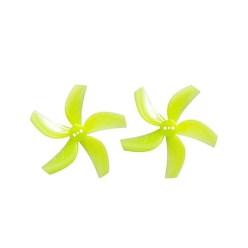 Hélice 2.5 pouces Yellow Five-blade pour drone de course canalisé Beta95X