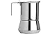 ILSA Caffettiera Espresso Turbo Express, Acciaio Inox 18/10, Tazze 9, Capacità 50 cl