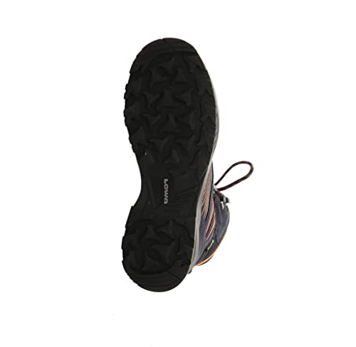 LOWA Herren Vigo GTX Schuhe, Navy-orange, UK 10