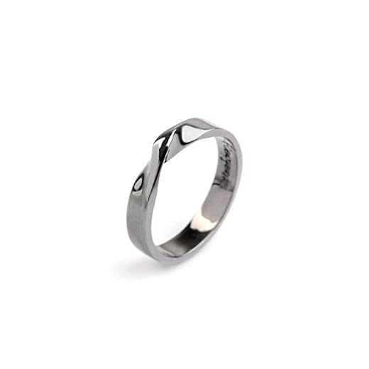 Largentolab Mobius ring Gold solid, promise jewelry trendy, infinity ring modern, wedding band engagement, twist band ring, minimalist band eternity, timeless jewelry, forever jewelry handmade