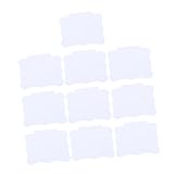 Cabilock 10 Stück Teiliges Wiederbeschreibbarer Wasserdichter Preisschildhalter aus PVC Leicht und Reißfest für Supermarkt und Einzelhandel zur Einfachen Preisauszeichnung und