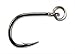 Mustad UltraPoint R10827BLN Ringed Hoodlum Live Bait Fishing Hook (Pack of 5), Black Nickel, Size 3/0